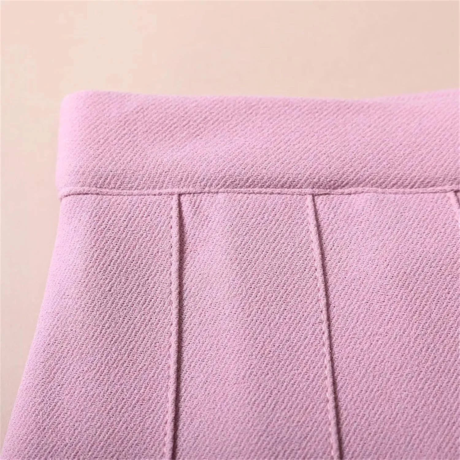 Women's Fashion Pleated A-Line Mini Short Skirt with Elastic Waist for Ladies Girls
