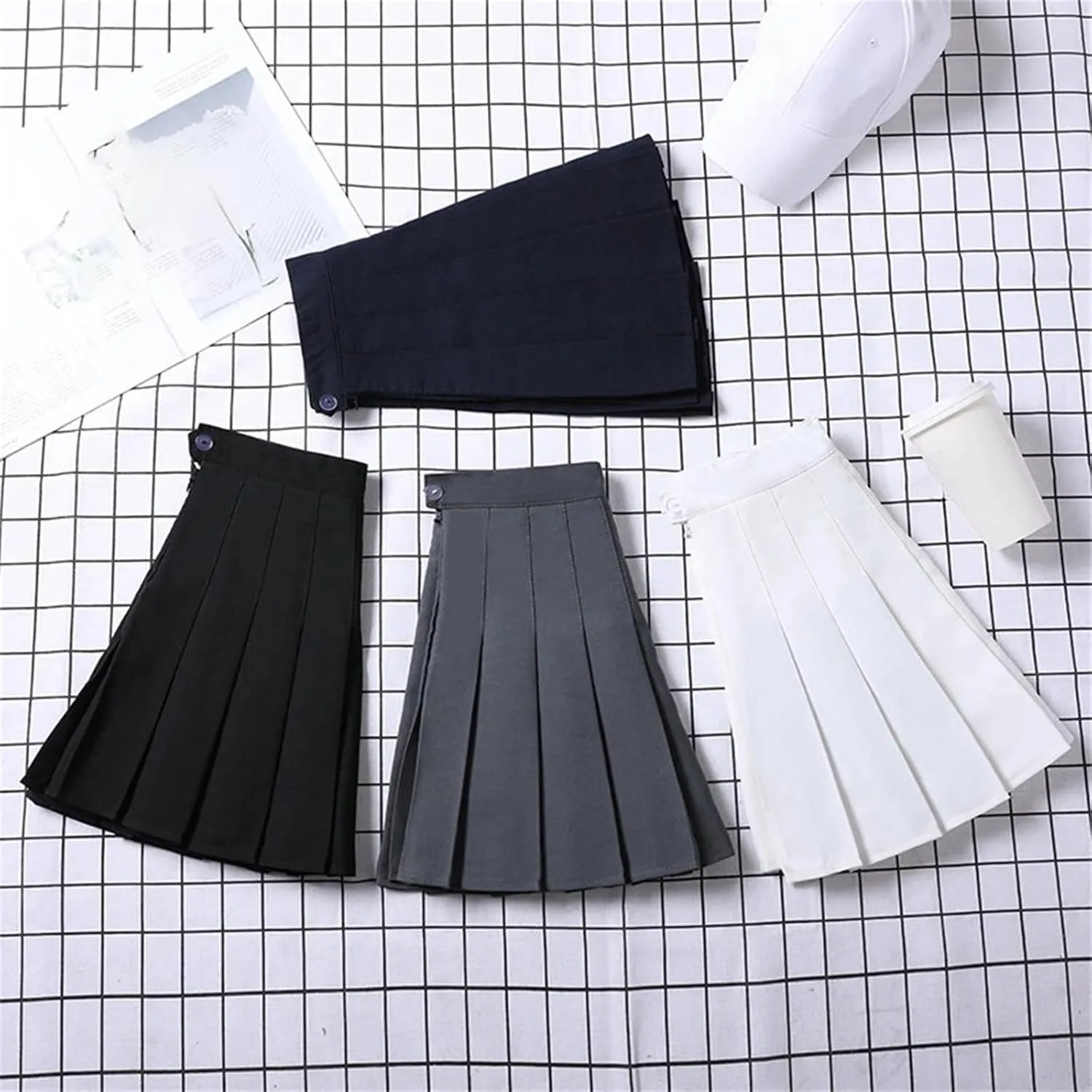 Women's High Waist Mini Pleated Short Skirt for Summer Fashion Lightweight Golf Skirt Casual Tennis Skirts