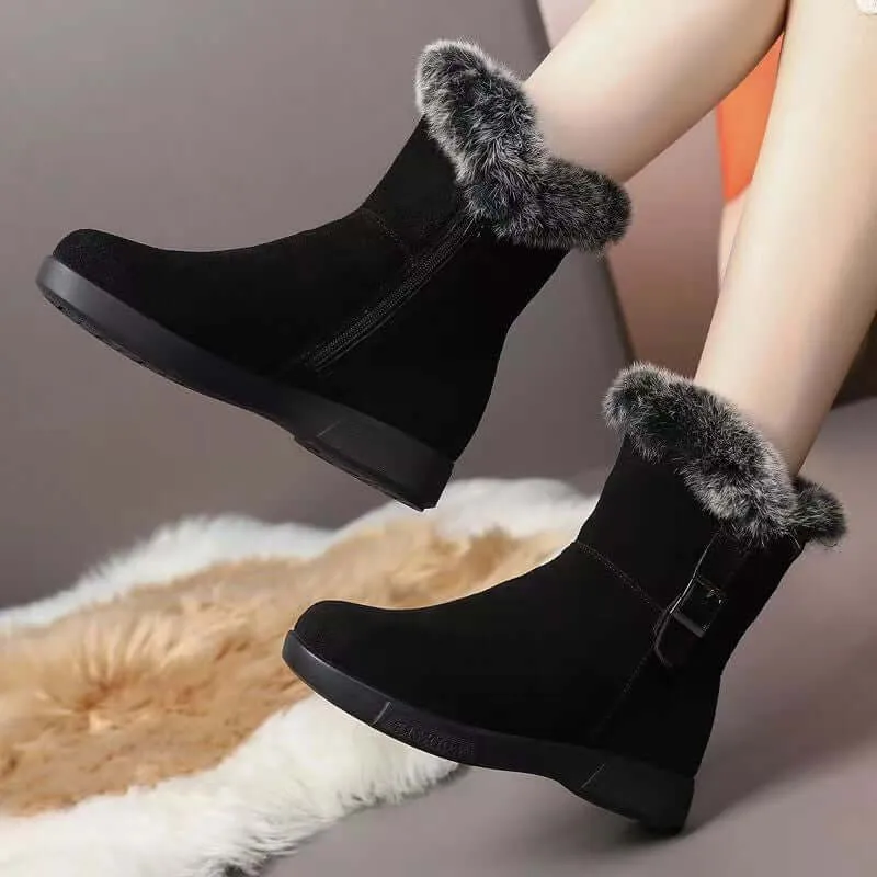 Women's Round Toe Winter Snow Boots