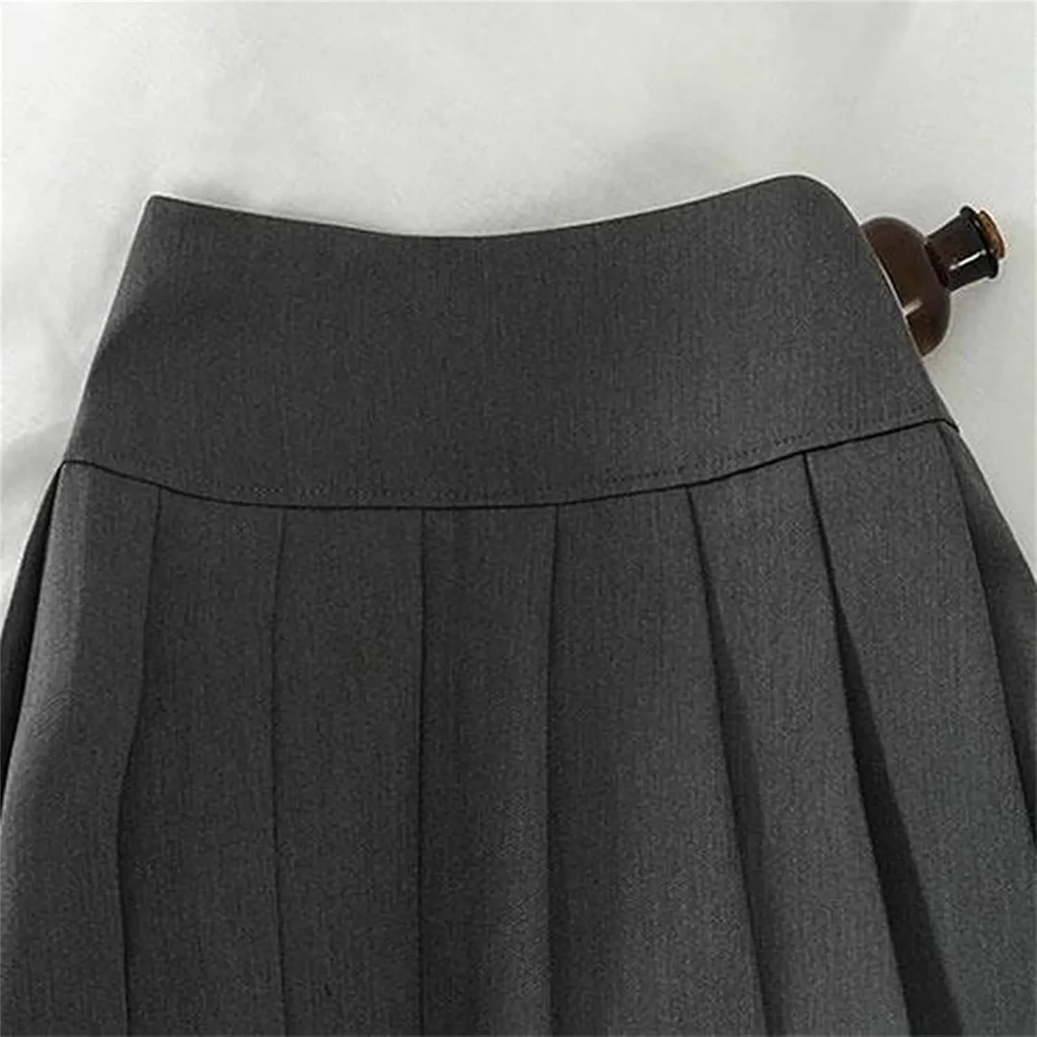 Women's Solid Color Fashion Mini Skirt  High Street Pleated Summer Soft High Waisted Pleated Skirt Tennis Skirts