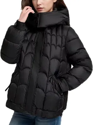 Women's Solid Color Parkas Hooded Stand Collar Warm Down Cotton Jacket Female Winter Short Puffer Zipper Coats