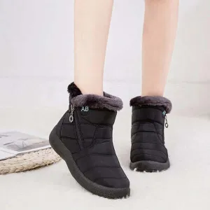 Women's Warm Fur-Trimmed Winter Snow Boots