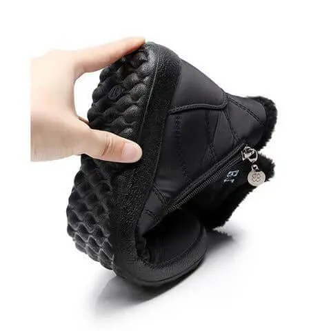 Women's Warm Fur-Trimmed Winter Snow Boots