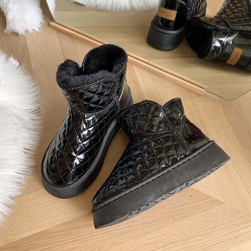 Women's Waterproof Chunky Sole Boots