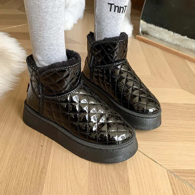 Women's Waterproof Chunky Sole Boots