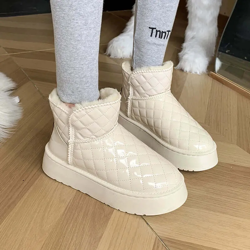 Women's Waterproof Chunky Sole Boots