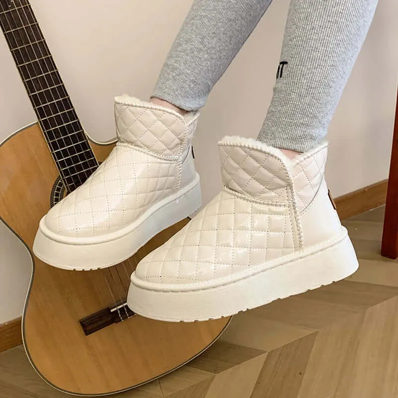 Women's Waterproof Chunky Sole Boots