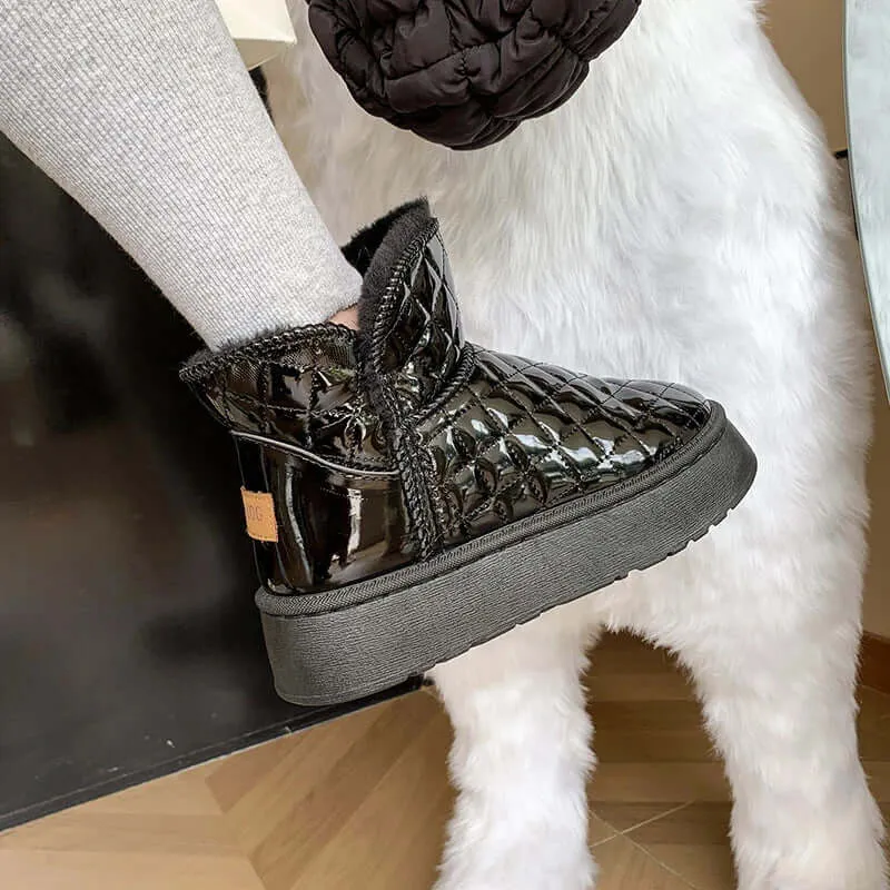 Women's Waterproof Chunky Sole Boots