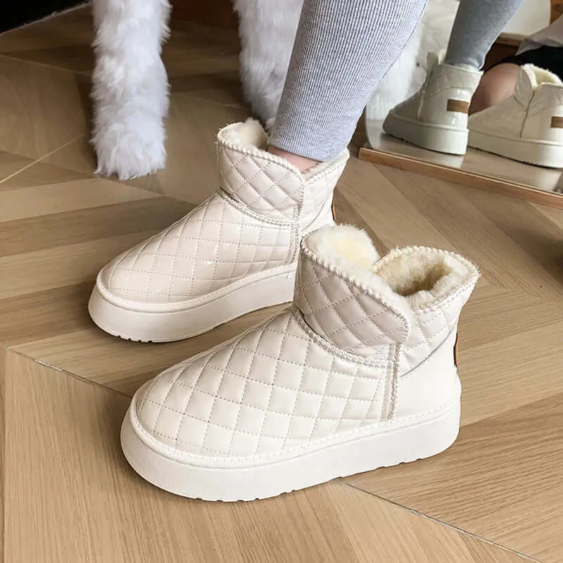 Women's Waterproof Chunky Sole Boots